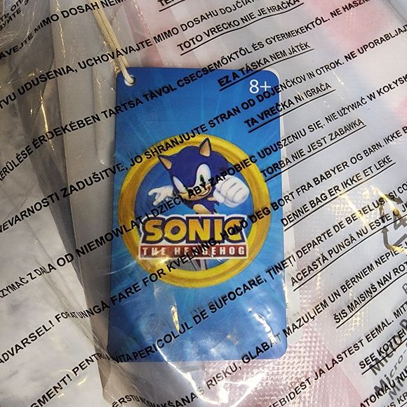 Funko Targetcon Sonic The Hedgehog Mini BackPack Sealed in Plastic/Tissue Paper - Picture 6 of 7